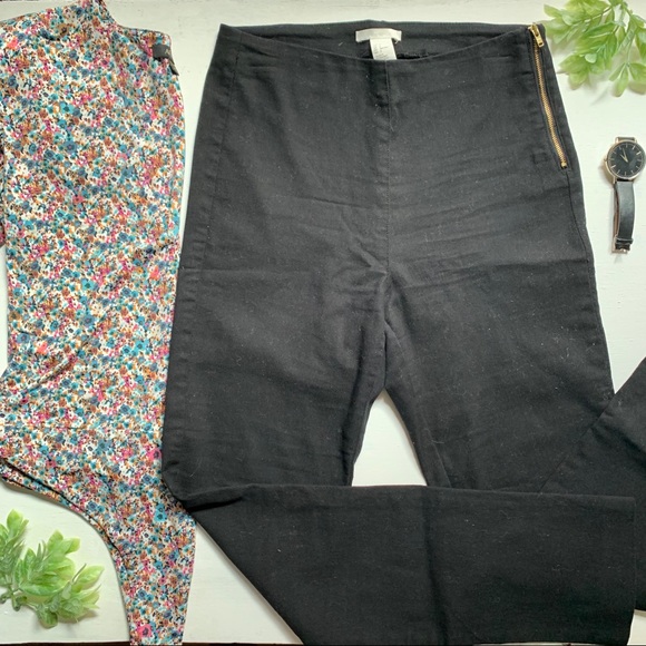 H&M High-rise Black Casual Pant - Picture 2 of 4